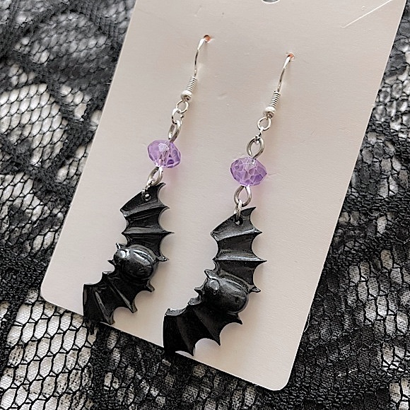 Bat earrings - Picture 1 of 3